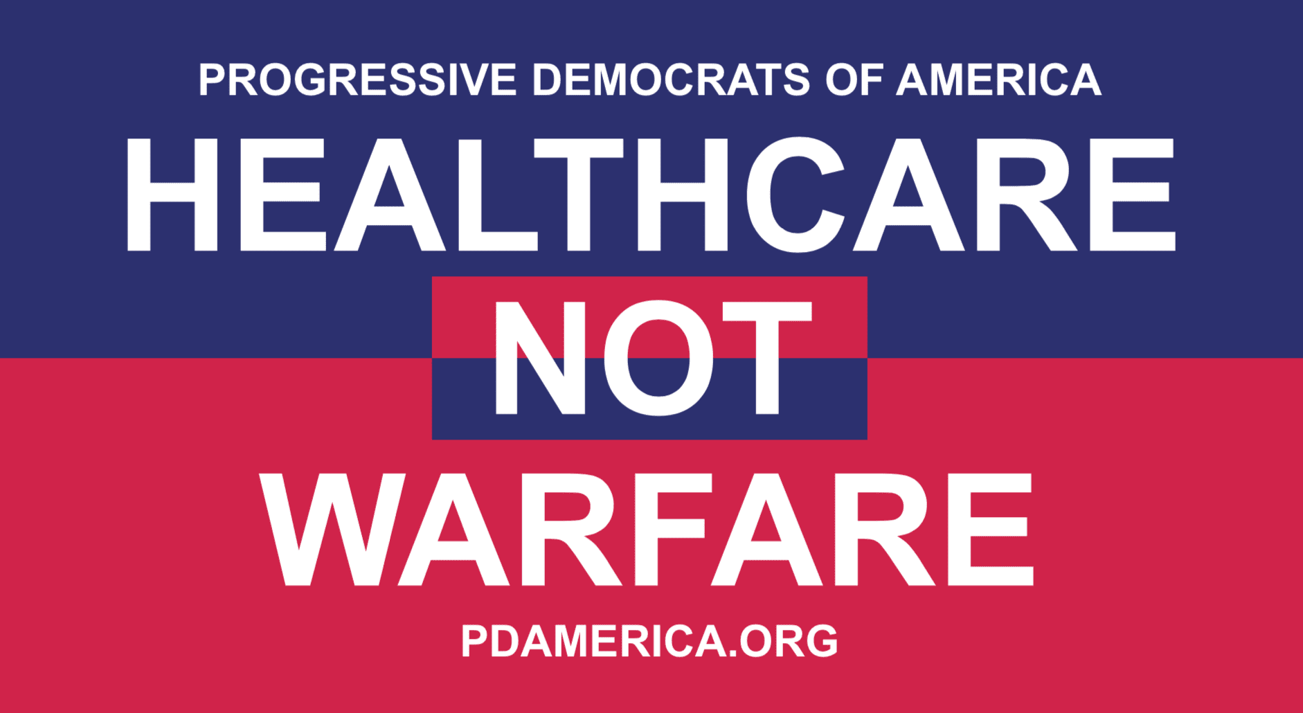 HealthcareNotWarfare
